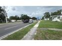A view of the street in front of the home showcasing easy access at 2410 38Th N Ave, St Petersburg, FL 33713