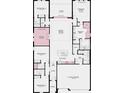Detailed floor plan showcasing the layout of the home, including the great room and primary suite at 1633 Trailhead Ln, Zephyrhills, FL 33541