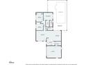 Home floor plan showing the layout of the bedrooms, living room, kitchen, and outdoor swimming pool at 3113 Chamblee Ln, Clearwater, FL 33759