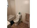 Bathroom featuring toilet and bath tub at 516 7Th W Ave # 1, Palmetto, FL 34221