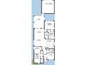 Detailed floor plan showcasing the layout of the home, including bedrooms, bathrooms, and living areas at 699 Allora Ave, Nokomis, FL 34275