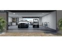 Spacious garage with room for multiple vehicles, a golf cart, and bicycles at 324 Capri Blvd, Treasure Island, FL 33706
