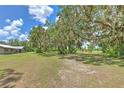 Spacious yard featuring mature trees at 2610 Crestview Rd, Wimauma, FL 33598