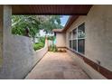 Home patio with tiled flooring and decorative design at 2584 58Th S Ave, St Petersburg, FL 33710