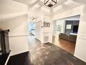 Inviting foyer with tile flooring, showcasing the home's interior and leading to the living spaces at 945 College Hill Dr, Clearwater, FL 33765