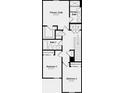 Detailed floor plan showcasing the layout of the second floor with bedrooms and baths at 13236 Stable Pl, Parrish, FL 34219