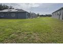 Large backyard showcasing green grass, perfect for outdoor activities with ample space for recreation at 4217 Balington Dr, Valrico, FL 33596
