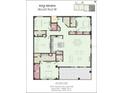 Spacious 3-bedroom, 3.5-bath condo floorplan at 64 Bay Esplanade # 304, Clearwater, FL 33767