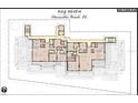 Sixth floor condo plan featuring multiple units and balconies at 64 Bay Esplanade # 601, Clearwater, FL 33767
