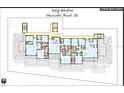 Floor plan of Bay Haven in Clearwater Beach, FL at 64 Bay Esplanade # 503, Clearwater, FL 33767