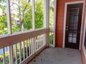 Screened balcony with lake view and access from the condo at 10200 Gandy Blvd # 1229, St Petersburg, FL 33702