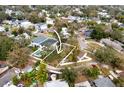 Birds eye view of the lot, highlighting its location within a residential area at 2608 N Ridgewood Ave, Tampa, FL 33602