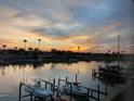 Stunning sunset view over the calm waters at 12405 3Rd E St # 304, Treasure Island, FL 33706