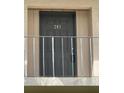 Condo exterior door entrance with a balcony at 8693 Bardmoor Blvd # 207B, Seminole, FL 33777