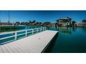 Private dock offering convenient boat access at 550 Johns Pass Ave, Madeira Beach, FL 33708