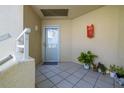 Condo entry with private patio and plants at 6131 Bahia Del Mar Blvd # 236, St Petersburg, FL 33715