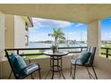 Enjoy water views from your private balcony at 138 1St E St # 106, Tierra Verde, FL 33715