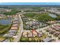 Aerial view of community, showing location of house and amenities at 31275 Spruceberry Ct, Wesley Chapel, FL 33543