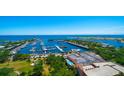 Stunning aerial view of marina and cityscape at 100 Beach Ne Dr # 1900, St Petersburg, FL 33701
