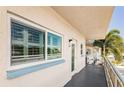 Residential hallway with light-colored walls and a door at 2850 59Th S St # 204, Gulfport, FL 33707