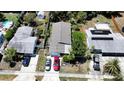 Aerial view showcasing a single Gathering home and surrounding area at 5060 86Th Ave N, Pinellas Park, FL 33782