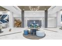 Modern lobby with seating areas and contemporary decor at 301 1St S St # 2905, St Petersburg, FL 33701