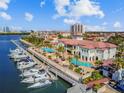 Resort-style amenities include a pool and private boat slips at 5823 Bowen Daniel Dr # 905, Tampa, FL 33616