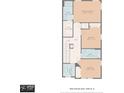 Detailed floor plan of a two-story home at 12610 Rangeland Blvd, Odessa, FL 33556