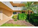 Well-maintained condo entrance with lush landscaping, providing a welcoming feel at 5095 Bay Ne St # 114, St Petersburg, FL 33703
