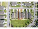 Aerial view of a house and surrounding neighborhood at 13043 Pennybrook Dr, Riverview, FL 33579