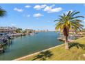 Stunning view of the marina and waterfront property at 400 Larboard Way # 106, Clearwater Beach, FL 33767