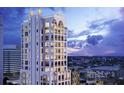 High rise building with city views at dusk at 126 4Th Ne Ave # 1202, St Petersburg, FL 33701
