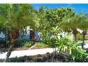 Home with tropical landscaping and walkway at 2827 11Th N Ave, St Petersburg, FL 33713