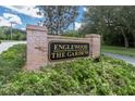 Englewood the Gardens community entrance sign at 5204 New Brittany Ln, Zephyrhills, FL 33541
