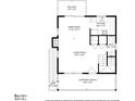 Floor plan showing kitchen, living room, and screened porch at 7413 Gettysburg Dr, Weeki Wachee, FL 34607