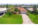 Aerial view of the house and surrounding neighborhood at 2044 Montana Ne Ave, St Petersburg, FL 33703