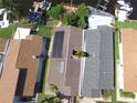 Rooftop view of home with solar panels at 4464 Marine Pkwy, New Port Richey, FL 34652