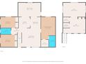 Two-story home floor plan, featuring Primary bedroom, kitchen, and Gathering room at 10221 Elgin Blvd, Spring Hill, FL 34608