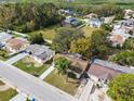 Aerial view of neighborhood homes at 3307 Brookfield Dr, Holiday, FL 34691