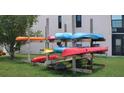 Convenient kayak storage for residents at 9980 Eagles Point Cir # 3, Port Richey, FL 34668