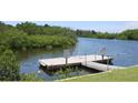 Private dock perfect for enjoying the water, no swimming or diving allowed at 9980 Eagles Point Cir # 3, Port Richey, FL 34668