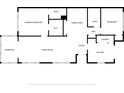 Condo floor plan showing two bedrooms and two baths at 12814 Wedgewood Way # C, Hudson, FL 34667