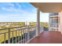 Spacious balcony offering scenic views of the surrounding area at 4516 Seagull Dr # 805, New Port Richey, FL 34652