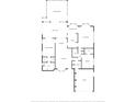 One-story home floor plan featuring two bedrooms, two baths, Gathering room, and screened porch at 2647 Royal Ridge Dr, Spring Hill, FL 34606