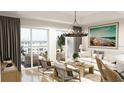 Bright living room featuring stylish furniture, modern decor, and a view of the outdoors at 5015 Us Highway 19 # 404, New Port Richey, FL 34652