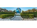 This lush community features manicured landscaping and a landmark globe at 2261 Swedish Dr # 33&35, Clearwater, FL 33763