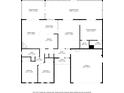 Detailed floor plan showcasing the layout, room dimensions, and flow of the residence at 6259 Hillview Rd, Spring Hill, FL 34606