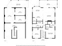 Detailed floor plan showcasing the layout of the rooms of the house at 4046 Casa Ct, Hernando Beach, FL 34607