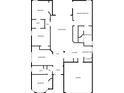 Simplified floorplan outlining the arrangement of rooms and spaces in the home at 7239 Sharpsburg Blvd, New Port Richey, FL 34653