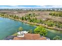 Breathtaking aerial view of waterfront property with lush greenery and tranquil waterway at 3415 Holly Springs Dr, Hernando Beach, FL 34607